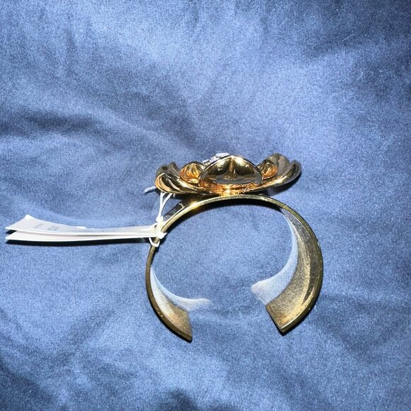 Kate Spade Precious Poppies Bracelet Gold NWT - Picture 3 of 7